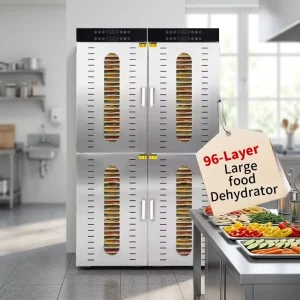 Factory Direct Sale 96 Trays Fruit Drying Machine Industrial Commercial Fruits Vegetables Food Dehydrator