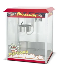 Factory Direct Sale High-Power 16-Ounce Commercial Popcorn Machine OT-166 Large-Capacity Red-Top Popcorn Maker