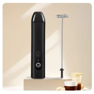Factory Direct Sale Portable Rechargeable USB Milk Frother Egg Coffee Double Whisk Food Mixer Blenders for coffee shop