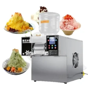 Factory Direct Sale Stainless Steel Snow Ice Cream Making Maker Machine Snowflake Ice Maker Snowflake Flake Cream Crusher Maker