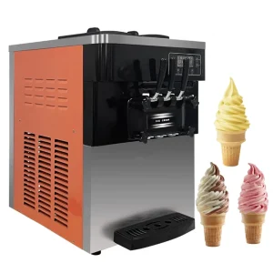 Factory Direct Sales 3 Flavors Ice Cream Maker Machine Mixed Flavor Soft Serve Ice Cream Machine