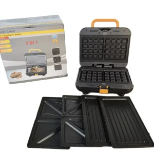 Factory Direct Sales 3 in 1 Breakfast Machine Sandwich Waffle Maker
