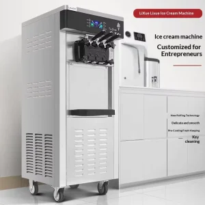 Factory Direct Supply Automatic Commercial 20L Air Cooled Hard and Soft Electric Ice Cream Machine with App Control