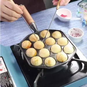 Factory Direct Supply Mini Pancake Non stick Waffle Baking Cast Iron Fry Pan