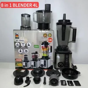 Factory Direct in Stock 4L 8 in 1 Kitchen Appliances Commercial Mixer Smoothie Juicer Food Processor Heavy Duty Blender 3 in 1