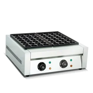 Factory Directly Sale Commercial Two Plates Electric Takoyaki Machine 201 304 Stainless Steel
