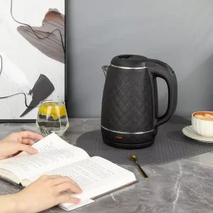 Factory Double Wall Electric Kettle Fast Boiling Classical Type Home Appliance 1.8L Water Kettle