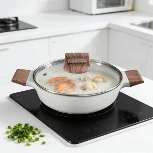 Factory Double-flavor Hot Pot Suitable for Home Induction Cookers and Ceramic Stoves Non-stick
