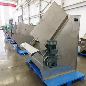 Factory Farm Animal Waste Screw Press Dryer Dehydrator Inclined Screen Solid liquid Separator Vgravitatory
