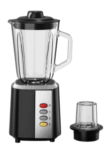Factory Glass Grinder Food Blender Mixer 1.5L Glass Plastic Jar 2 in 1 Blender Juicer Steel Blender Machine