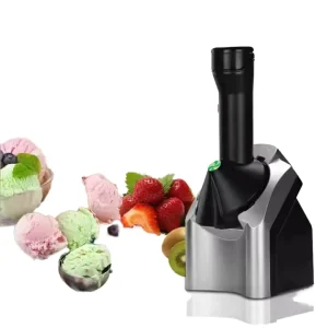 Factory Home Electric Automatic Softy Ice Cream Maker Lightweight Plastic Design 1 L Capacity Easy to Use for Children