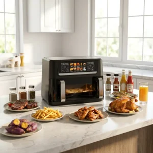 Factory Hot New Electric Commercial Household No Oil Plastic Digital Multi Function Air Fryer Oven 12L with Non Stick Surface