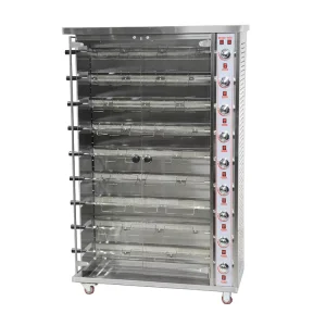 Factory Manufacturer Chicken Rotisserie Machine Gas Stainless Steel Vertical Chicken Rotisseries