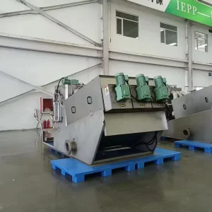 Factory Manufacturer Supplier Multi Disc Screw Press Dehydrator DAF Sludge Machinery for Wastewater Treatment
