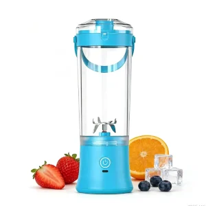 Factory New Design Portable Blender USB C Rechargeable 500ml Portable Electric Fruit Juicer Blender for Home Outdoor Use