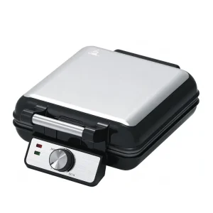 Factory OEM 4 Slice Detachable Belgian Waffle Maker Non Stick Plates Stainless Steel Adjustable Thermostat Household Electric