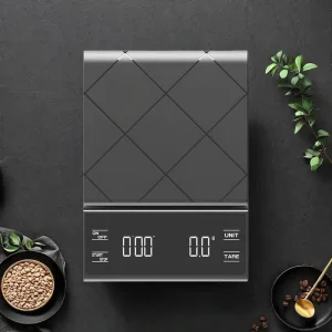 Factory Outlet Black Digital Kitchen Coffee Scale Precision Weighing Scale