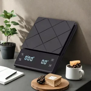 Factory Outlet Professional Electronic Weighing Scales Back Lit LCD Timer Pour Over Drip Espresso Digital Coffee Scale