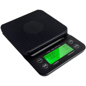 Factory Outlet Weighing Scale Precision Barista Coffee Scale Digital Brewing Timer Mini Design