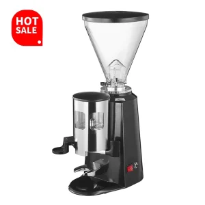 Factory Owned Large Coffee Grinder with Powder Storage Tank 64mm Flat Burrs Professional Grinder for Espresso