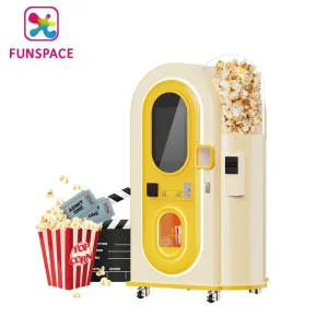 Factory Popcorn Machine Coin Operated Popcorn Vending Machine Fast Food Cinema Popcorn Vending Machine