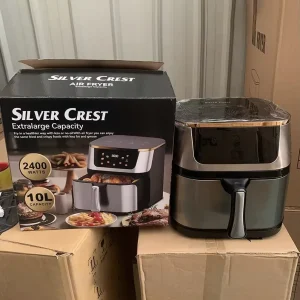 Factory Price 10L 2400W Air Fryer Oil-Free Color Display Electric Visible Deep Door Smart Kitchen Appliances