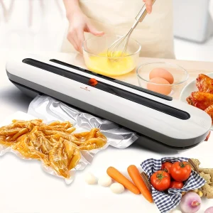 Factory Price 110W Compact Design Food Vacuum Sealer Machine Automatic Vacuum Sealer Ideal for Kitchen