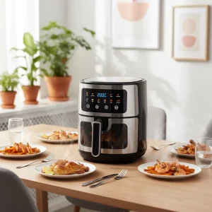 Factory Price Air Fryer Stainless Steel Digital Touch Screen Oil Free Electric Air Fryer Healthy Cooker Oven