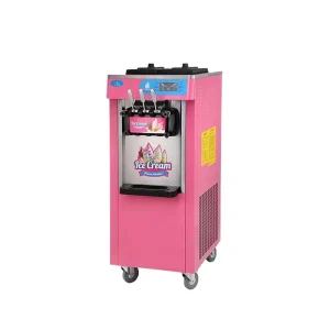 Factory Price Commercial Ice Cream Maker Machines 3 Flavor Soft Ice Cream Machine New Motor Restaurant Use Directly Made China