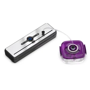 Factory Price Electric Double Pump Vacuum Sealer High Suction Household Food Preservation Vacuum Packaging Machine