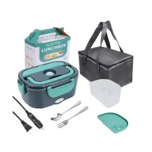 Factory Price Trade Office School Stainless Steel Thermos Electric USB Heating Bento Lunch Box for Car Multiple Options