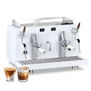 Factory Professional Stainless Commercial 2 Groups Semi Automatic Coffee Maker Espresso Coffee Machine