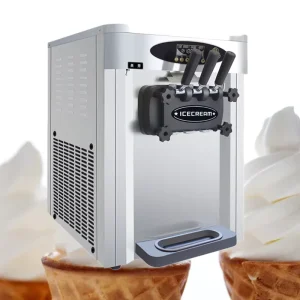 Factory Sale Ice Cream Makers 110V/220V 2+1 Mixed 3 Flavors Soft Ice Cream Machine for Supermarket