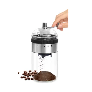 Factory Sale Premium Manual Adjustable Stainless Steel Ceramic Core Coffee Bean Grinder for Outdoor Traveling
