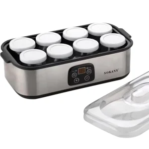 Factory Sale Sokany 2303 Automatic Convenient Seperate 8 Cups Yogurt Maker Machine