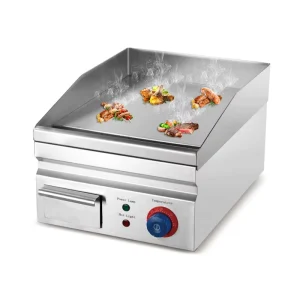 Factory Sale Stainless Steel Electric Countertop Flat Grill Electric Griddle Plate Kitchen Equipment Commercial Use