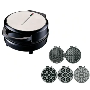 Factory Sandwich Waffle Maker Non stick Coated Plates for Easy Cleaning Cord Wrap Storage