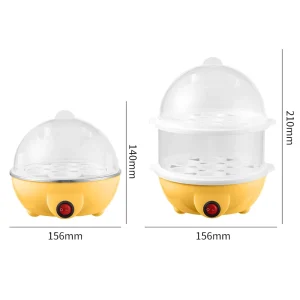 Factory Single or Double Layer Egg Boiler Stainless Steel Automatic Power off Multi function Egg Steamer