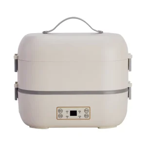Factory Stainless Steel Convenient 2L Electric Lunch Box Small Portable Household Food Warmer