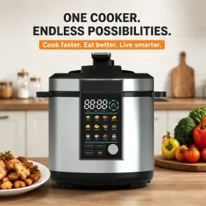 Factory Stainless Steel Electric Pressure Cooker 12 Preset Menus Digital Multi Cooker Household Pressure Rice Cooker