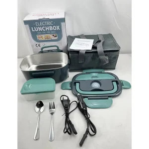 Factory Stainless Steel Food Heater Car and Home Use Electric Lunch Box with Handbag OEM ODM Supplier KL01003
