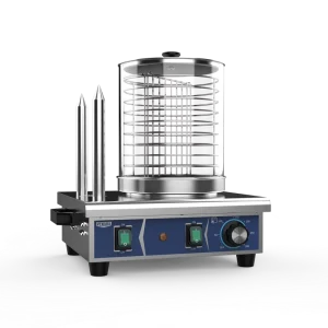 Factory Supplied Commercial Electric Sausage Warmer Hot Dog Bun Warmer Steamer 2 Heating Sticks