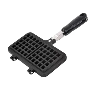 Factory Supplied Mini Aluminum Manual Non Stick Waffle Maker Pan for Household Outdoor Commercial Use