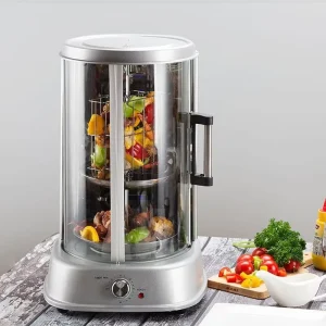 Factory Supply 21L 31L Electric Vertical Chicken Rotisserie Home Use Mini Rotisserie