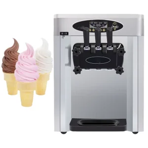 Factory Supply Commercial 2+1mixed 3 Flavors Stainless Steel Ice Cream Maker Machine 25-32L/H Soft Serve Ice Cream Machine