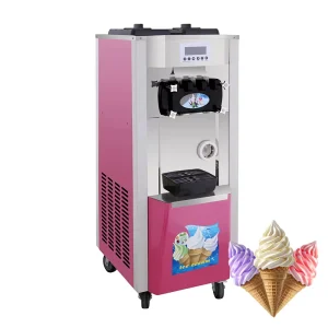 Factory Supply Fully Automatic Soft Serve Ice Cream Maker Commercial Grade CE Certified Milk Fruit Water