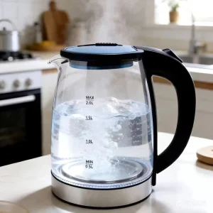 Factory Supply Glass Electric Kettle for Commercial Household Use 1500W 1.8L 220V High Quality Automatic Temperature Control