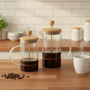 Factory Supply Glass French Press Coffee Maker Customized Professional Borosilicate French Press
