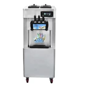Factory Supply Ice Cream Maker Commercial Use Ice Creme Maker Machine 2+1 Flavors 20-25L/Hour Soft Ice Cream Machine