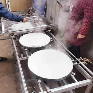 Factory Supply Push and Pull Electric Pancake Machine 2 to 6 Pans Crepe Dosa Making Machine